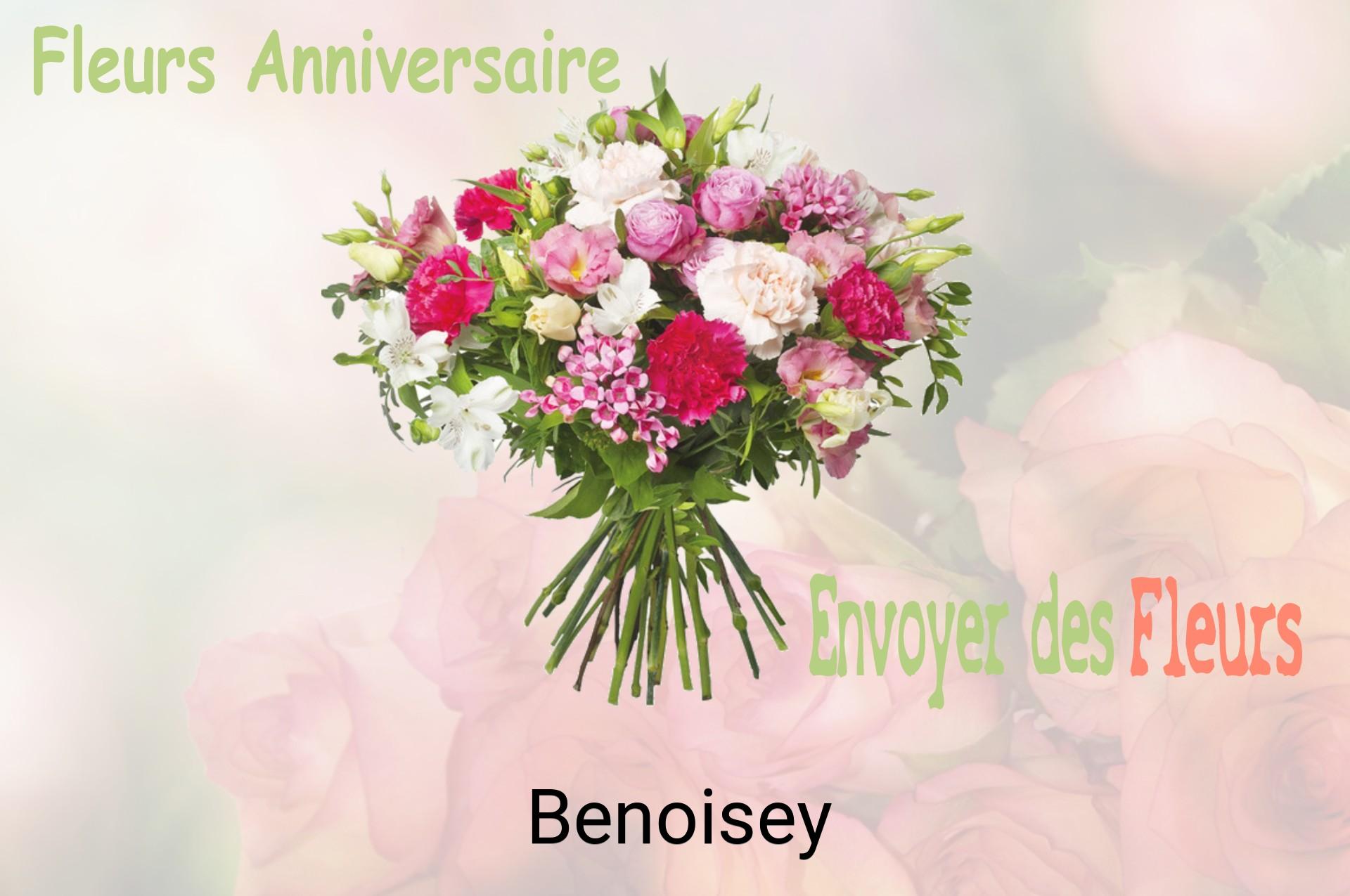 Bouquet de fleurs d’anniversaire livré à Benoisey
