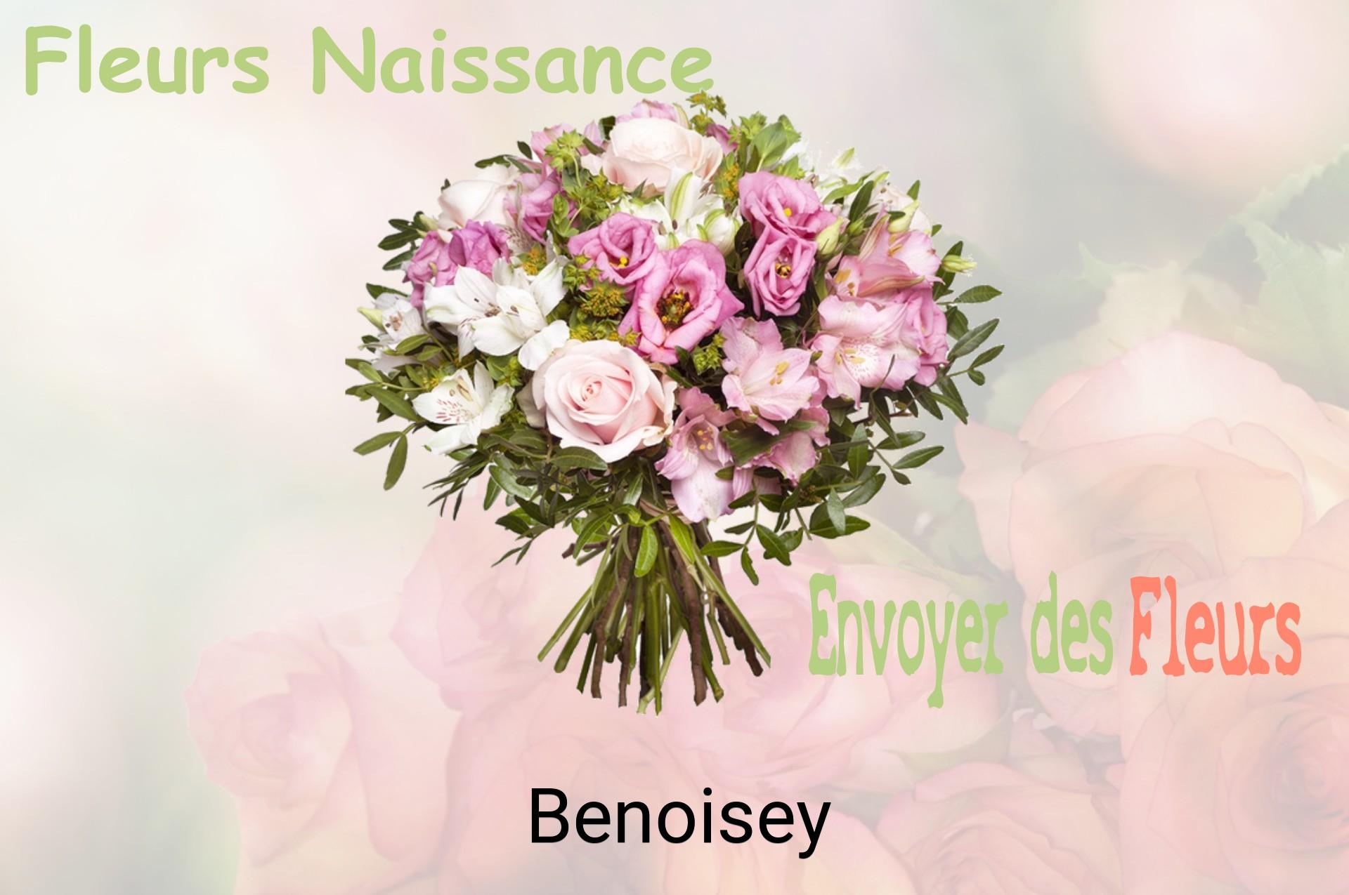 Bouquet de fleurs de naissance livré à Benoisey